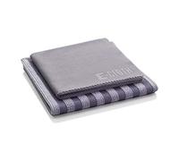 E-cloth - Set di Panni per la Pulizia di superfici in Acciaio Inox, 2 Pezzi, Colore: Argento