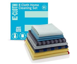 E-Cloth Set per la pulizia della casa, panno in microfibra di alta qualità, strumenti per la pulizia della casa e forniture per spolverare, bagno, cucina e auto, lavabile e riutilizzabile, 100 lavaggi