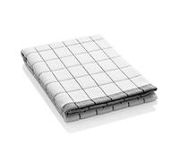 E-Cloth Strofinaccio Classico in Microfibra a Quadri, Senza Striature e assorbenti, Lavabili e riutilizzabili, 100 lavaggi, Nero, 1 Confezione