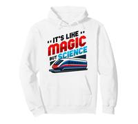 È Come la magia, ma la Scienza Fisica Maglev Train Felpa con Cappuccio