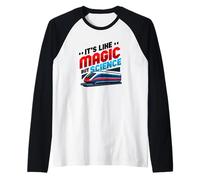 È Come la magia, ma la Scienza Fisica Maglev Train Maglia con Maniche Raglan