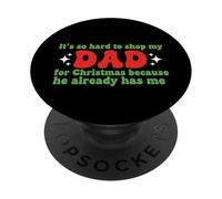 È così difficile acquistare per mio padre per Natale Famiglia papà divertimento PopSockets PopGrip Adesivo