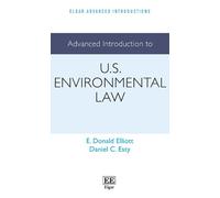 E. D. Elliott Daniel Advanced Introduction to U.S. Environme (Copertina rigida)