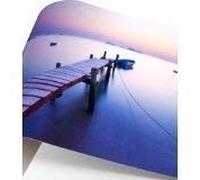 e-dama 100 Fogli Adesivi Stampabili A3 (297 x 420 mm), Carta Fotografica Adesiva Lucida per Stampa Inkjet, Bianco
