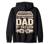 È di Professione, papà, per Passione, Coding Father. Felpa con Cappuccio