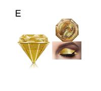 (E)Diamond Glitter Eyeshadow Makeup for Women Shimmer Sparkle Eyeshadow Waterproof