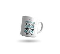 "É difficile avere sempre ragione ma a me riesce" Tazza Mug in Ceramica con Stampa Personalizzata Colazione Idea Regalo Compleanno Divertente Ironica Originale Natale Amore Amicizia Made in Italy