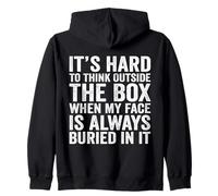 È Difficile Pensare Fuori dagli schemi Quando Il Mio Viso è Sempre Felpa con Cappuccio