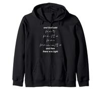 E Dio ha Detto Che Cera Light Maxwell Equation Science Nerd Felpa con Cappuccio