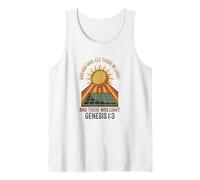 E Dio ha Detto Che Ci Sia Un Pannello Solare Luminoso Canotta