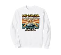 E Dio ha Detto Che Ci Sia Un Pannello Solare Luminoso Felpa