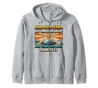 E Dio ha Detto Che Ci Sia Un Pannello Solare Luminoso Felpa con Cappuccio