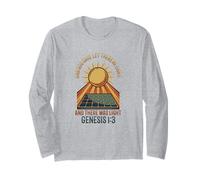 E Dio ha Detto Che Ci Sia Un Pannello Solare Luminoso Maglia a Manica