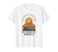 E Dio ha Detto Che Ci Sia Un Pannello Solare Luminoso Maglietta