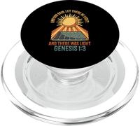 E Dio ha detto che ci sia un pannello solare luminoso PopSockets PopGrip per MagSafe