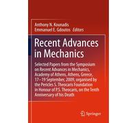 E.E. Gdoutos Anthony N. Kounadis Recent Advances in Mechanics (Copertina rigida)