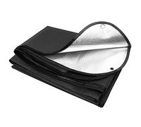 E EASTSTORM Robusta Coperta Termica Emergenza Riutilizzabile, 150 * 210 cm Termico Telo Impermeabile, Telone di Tessuto Campeggio per Coprire, Salvataggio Protegge da Freddo, Pioggia