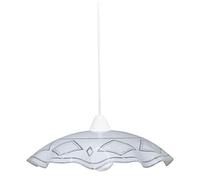 E-ENERGY Brigida Lampada Sospensione da Soffitto in Vetro Moderna Rotonda Attacco E27 1 Luce 50cm Made in Italy