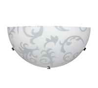 E-ENERGY Melissa Lampada Applique da Parete in Vetro Moderna Mezzaluna Attacco E27 1 Luce Made in Italy