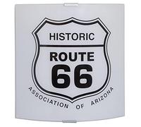 E-ENERGY Route66 Lampada Applique da Parete in Vetro Moderna Quadrata Attacco E27 1 Luce Made in Italy