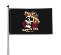 È Estate, Nato Per La Spiaggia Bandiere Di Benvenuto Durevole Bandiera Da Cortile Divertente Garden Flag Per Interni Fattoria All'Aperto 90X150Cm