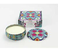 E. F. A. S. Candela Colors Cand grande in cera di soia, Light Blue