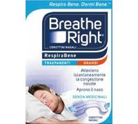 Breathe Right Cerotti Nasali Trasparenti Grandi 10 Pezzi