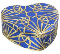E. F. A. S. COLORS CANDELA CUORE BLU/ORO 95 G