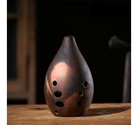 E/F/G Tone 10 Fori Strumento Flauto Cinese Antica Ceramica Ocarina for Principianti Artisti Prestazioni Professionali (Color : G tone)