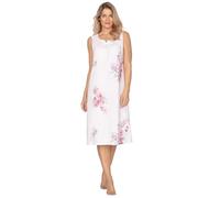 e.Femme® Camicia da Notte da Donna Jana 504 in 100% Cotone, Rose/Rosa, 42