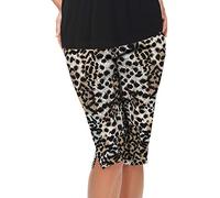 e.FEMME® Da.-Pigiama LEA 558 in viscosa con elastan Stampa Leo marrone 42