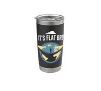 È Flat Bro - Flat Earth Society Bicchiere termico in acciaio inox doppia parete