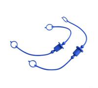 e flessibile idraulico accoppiatore antipolvere set pacchetto completo con due coppie per convenienza (blu)