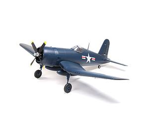 E-Flite-F4U-4 Corsair 1.2m BNF Basic with AS3X And Safe Select RC Flugzeug, Multicolore, EFL18550