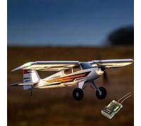 E-flite Night Timber X Evolutions 1,2 m Bind N Fly Basic, aereo telecomandato con volo notturno, illuminazione a LED, AS3X, selezione sicura