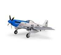 E-flite P-51D Mustang 1.2m SMART BNF Basic con AS3X & SAFE Select Aereo Elett...