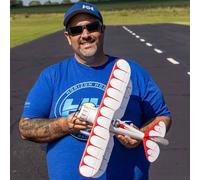 E-flite UMX WACO BNF Basic with AS3X & SAFE Bianco Aereo Elettrico