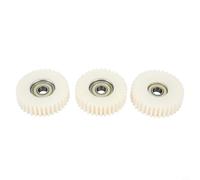 E-For - Ingranaggio per motore 36T, mozzo planetario con cuscinetti, ingranaggio in nylon 36T, ingranaggi compatibili con motori a mozzo, bianco, 47,5 x 13,5 mm (3 pezzi)