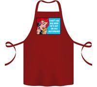 È Fuori Con La Sua Moto Biker Motocicletta Grembiule In Cotone 100% Biologico