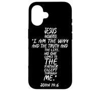 E Gesù gli disse: Io sono la via, la verità e la vita Custodia per iPhone 16