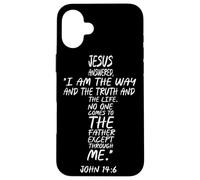 E Gesù gli disse: Io sono la via, la verità e la vita Custodia per iPhone 16 Plus