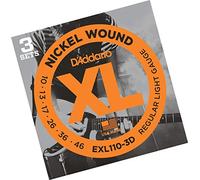 D'ADDARIO EXL110 3D (pack 3 mute) corde per chitarra elettrica