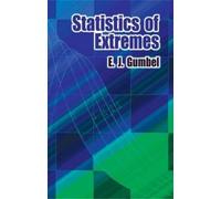 E. Gumbel Statistics of Extremes (Tascabile) Dover Books on Mathema 1.4tics