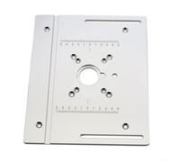 E ha anodizzato il piatto dell'inserzione della Tabella del router della lega di alluminio con lo schienale