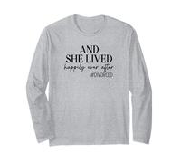 E ha vissuto felici e contenti regali divorziati divertenti Maglia a Manica