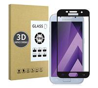 E-Hamii Protettore Compatibile con Samsung Galaxy A5 2017 (Nero) Pellicola Protettiva 3D Curvata Copertura Completa Protezione dello in Vetro Temperato 9H Anti-graffio Protettivo