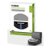 E-HAO 6 panni di ricambio per robot aspirapolvere iRobot Roomba Combo j5+, j5, i5+, i5, i8+,i8, Accessori per panni di ricarica in microfibra lavabili e riutilizzabili