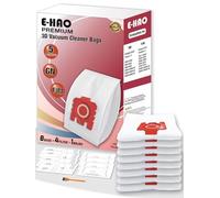 E-HAO 8 Pezzi Sacchetti per Polvere Sostitutivi per Aspirapolvere Miele Serie FJM e GN, Modelli: Complete C1/C2/C3, Compact C1/C2, Classic C1, S8, S6, S5, S4, S2