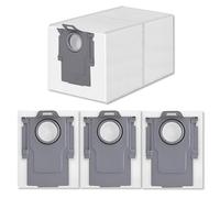 E-HAO Confezione da 4 sacchetti monouso per aspirapolvere Roborock Saros Z70/10/10R, S8 Max/MaxV Ultra, Q revo, Qrevo S5V/S/Plus/Pro/Master/Slim/MaxV/Curv/Edge e QV series