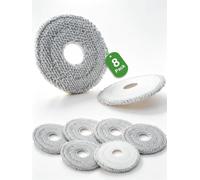 E-HAO Panni ricambio per iRobot Roomba Plus 405/406/505x/505/506/507 Combo | 8 pezzi, materiale lavabile, microfibra di alta qualità, antigraffio, elevata capacità di assorbimento